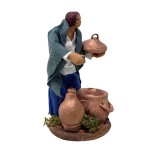 Lo Stagnino Statuina in Terracotta per Presepe 14 cm