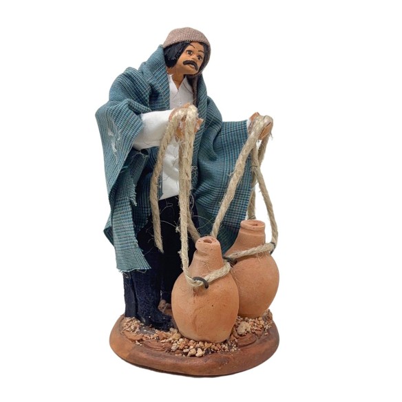 Pastore in Terracotta con Anfore