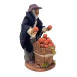 Venditore di Arance Statuina in Terracotta per Presepe 14 cm