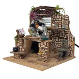Il Chimico Pastore per Presepe in Movimento 17x17 cm