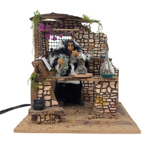 Il Chimico Pastore per Presepe in Movimento 17x17 cm 2