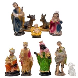Natività in Resina 9 cm 11 pezzi 302107 2