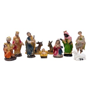 Natività in Resina 9 cm 11 pezzi 302107