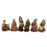 Pastori per Presepe Mestieri in resina 7 cm 12 Statuine 219429