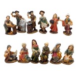 Pastori per Presepe Mestieri in resina 7 cm 12 Statuine 219429