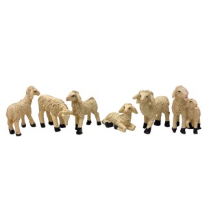 Set 6 Pecore in Resina per Natività da 15 cm 409615 2