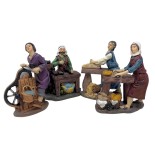 Pastori Mestieri in Resina 15 cm per Presepe 4 Pezzi 188084