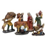 Pastori per Presepe Mestieri in Resina 12 cm 6 Statuine 411187