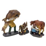 Pastori per Presepe Mestieri in Resina 12 cm 6 Statuine 411187