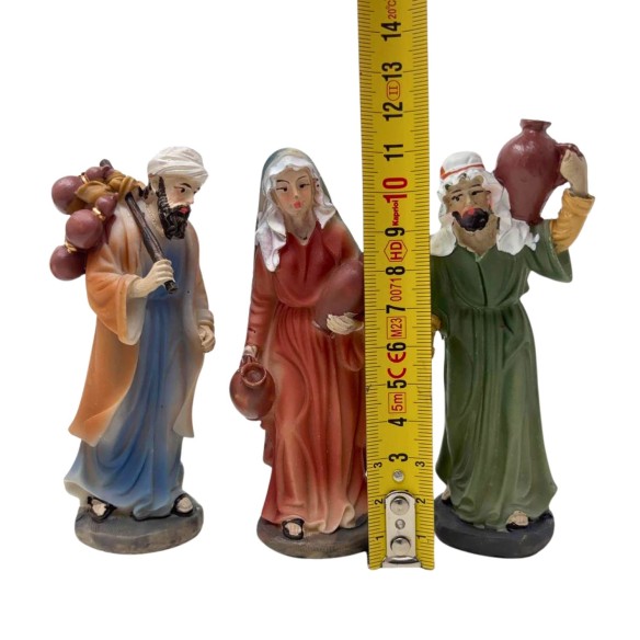 Pastori per Presepe Mestieri in Resina 12 cm 6 Statuine 411187
