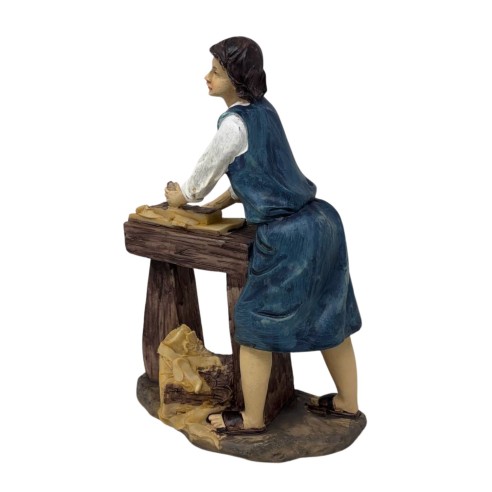 Pastore Falegname in Resina 20 cm per Presepe 188107C