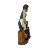Pastore Fabbro in Resina 25 cm per Presepe 188107D