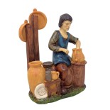 Pastore Vasaio in Resina 20 cm per Presepe 188107F