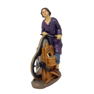 Pastore Arrotino in Resina 20 cm per Presepe 188107G 2