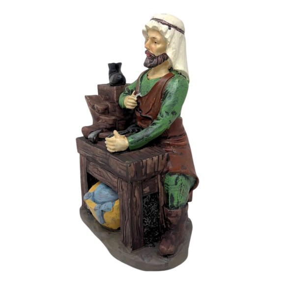 Pastore Calzolaio in Resina 25 cm per Presepe 188107H