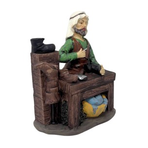 Pastore Calzolaio in Resina 25 cm per Presepe 188107H 2