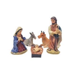 Natività in Resina 5 cm 5 pezzi 484018