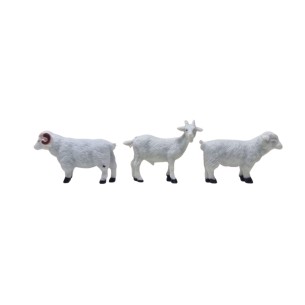 Gruppo 3 Pecore 4 cm Animali per Presepe 428296 2