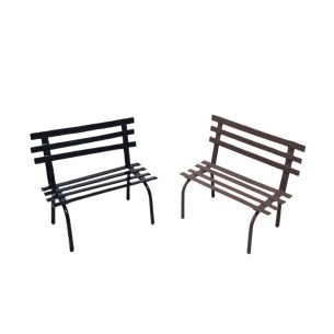 Set 2 Panchine in Miniatura per Presepe 964961 2