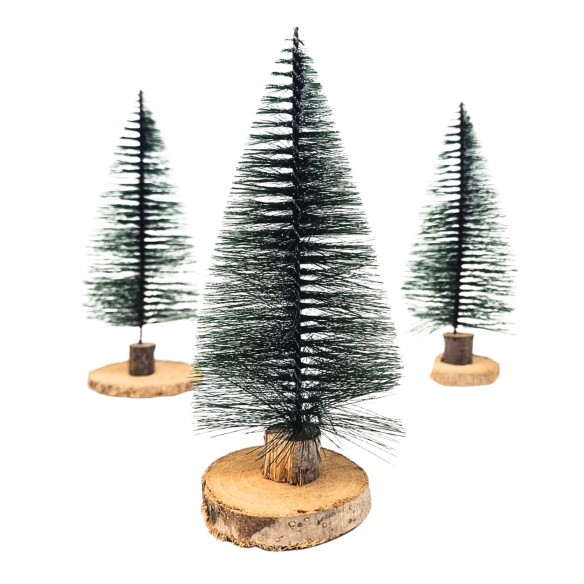 Albero Abete Verde 20 cm per Presepe 301082