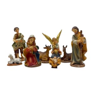 Natività in Resina 9 cm 11 pezzi 600487