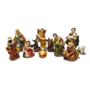 Natività in Resina 9 cm 11 pezzi 630217