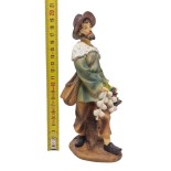 Pastore Singolo in Resina 20 cm Uomo con Ortaggi 219337B