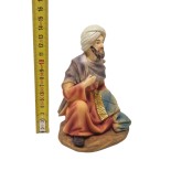 Pastore in Resina 20 cm Uomo Seduto 219337H