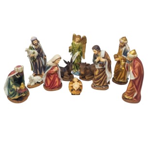 Natività in Resina 20 cm 11 pezzi per Presepe 180182 2