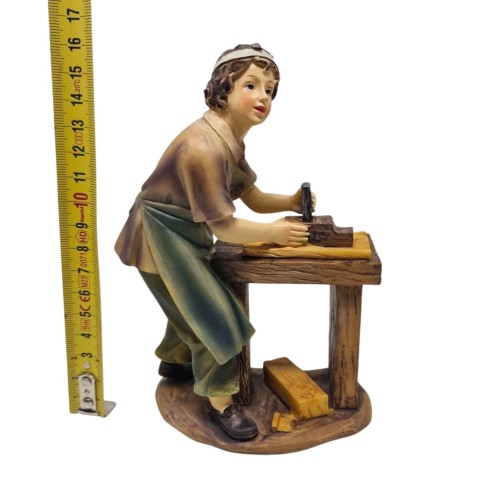 Pastore in Resina 20 cm Il Falegname 219337L