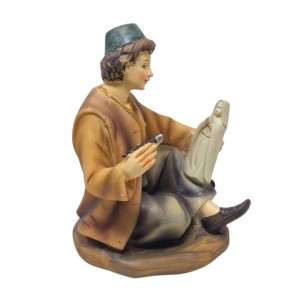 Pastore in Resina 20 cm Scultore Seduto 219337M 2
