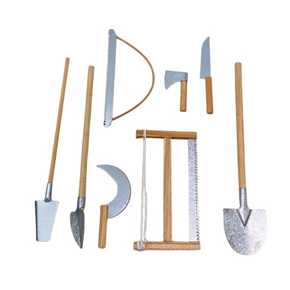 Set 14 Attrezzi da Lavoro per Presepe 005138