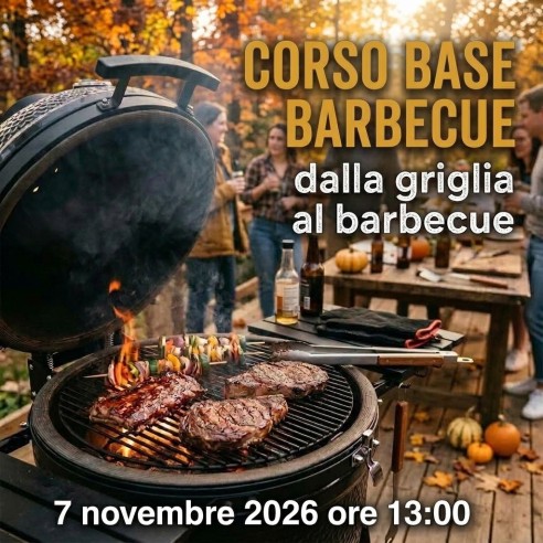 Corso Base di Barbecue 7 Novembre 2026