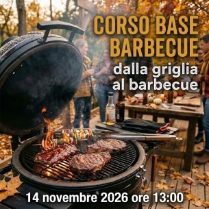 Corso Base di Barbecue 14 Novembre 2026