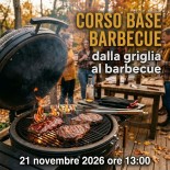 Corso Base di Barbecue 21 Novembre 2026