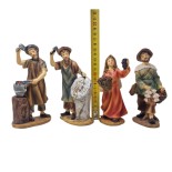 Pastori Mestieri in Resina 15 cm per Presepe 12 Pezzi 219368