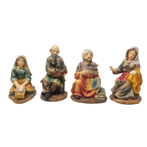 Pastori Mestieri in Resina 15 cm per Presepe 12 Pezzi 219368
