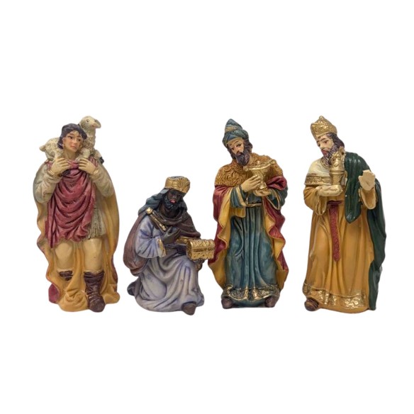 Natività in Resina 20 cm 10 pezzi per Presepe 743740
