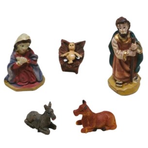 Natività in Resina 3,5 cm 5 pezzi 484025 2