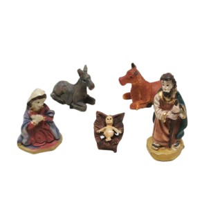 Natività in Resina 3,5 cm 5 pezzi 484025