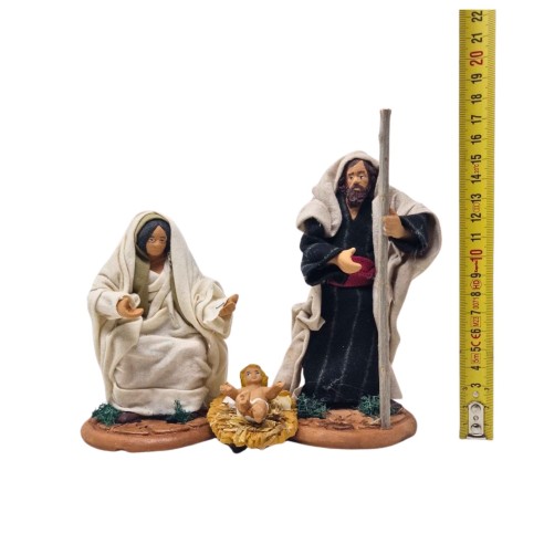 Natività in Terracotta di Caltagirone 8 Statuine 14 cm