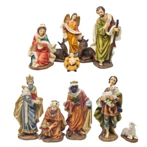 Natività in Resina 25 cm 11 pezzi per Presepe 630170 2