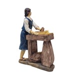 Pastore in Resina 20 cm Il Falegname con Pialla 188091E