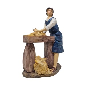Pastore in Resina 20 cm Il Falegname con Pialla 188091E