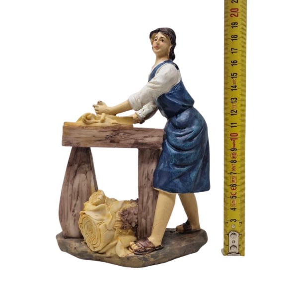 Pastore in Resina 20 cm Il Falegname con Pialla 188091E