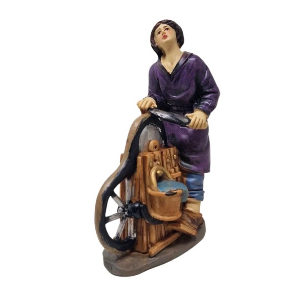 Pastore in Resina 20 cm L'Arrotino 188091G