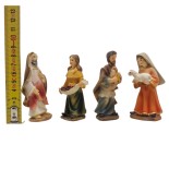 Pastori in Resina 9 cm 12 pezzi Statuine per Presepe 159145B