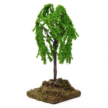 Salice Piangente Miniature Alberi per presepe H 14 cm 57722