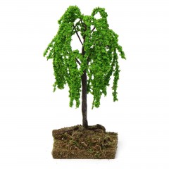 Salice Piangente Miniature Alberi per presepe H 14 cm 57722
