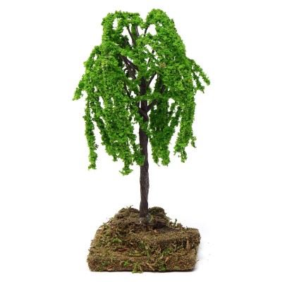 Salice Piangente Miniature Alberi per presepe H 14 cm 57722